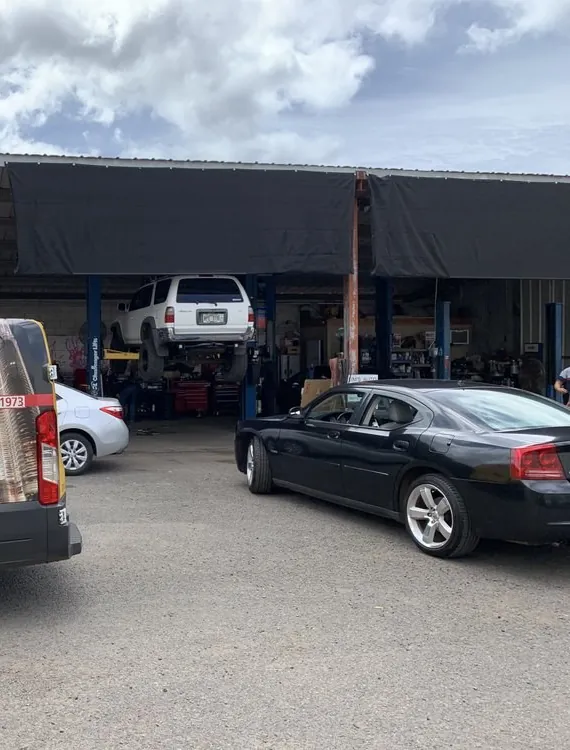 Service bays at Lim's